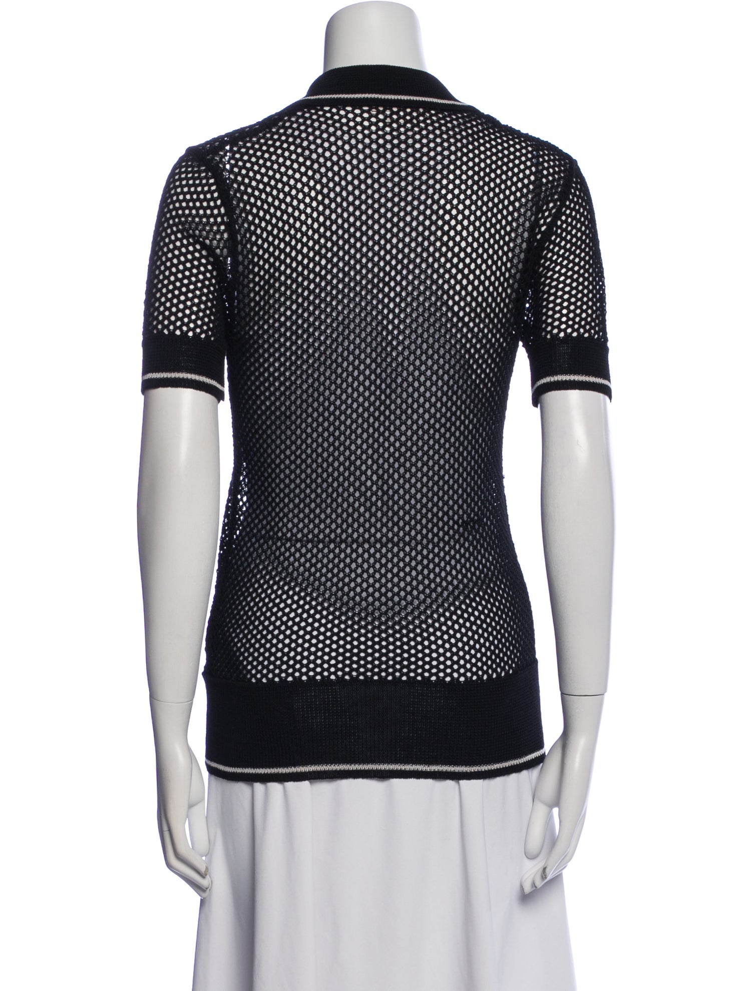 Étoile Isabel Marant Polka Dot Print Short Sleeve Polo